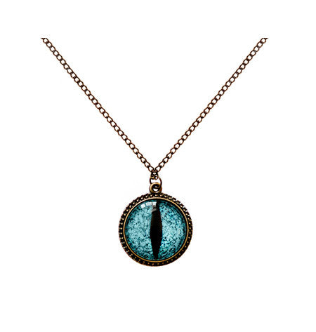 Electric Blue Dragon Eye Necklace – Blue Nebula Works